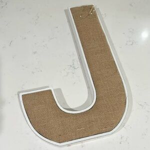 J cork board wall decor